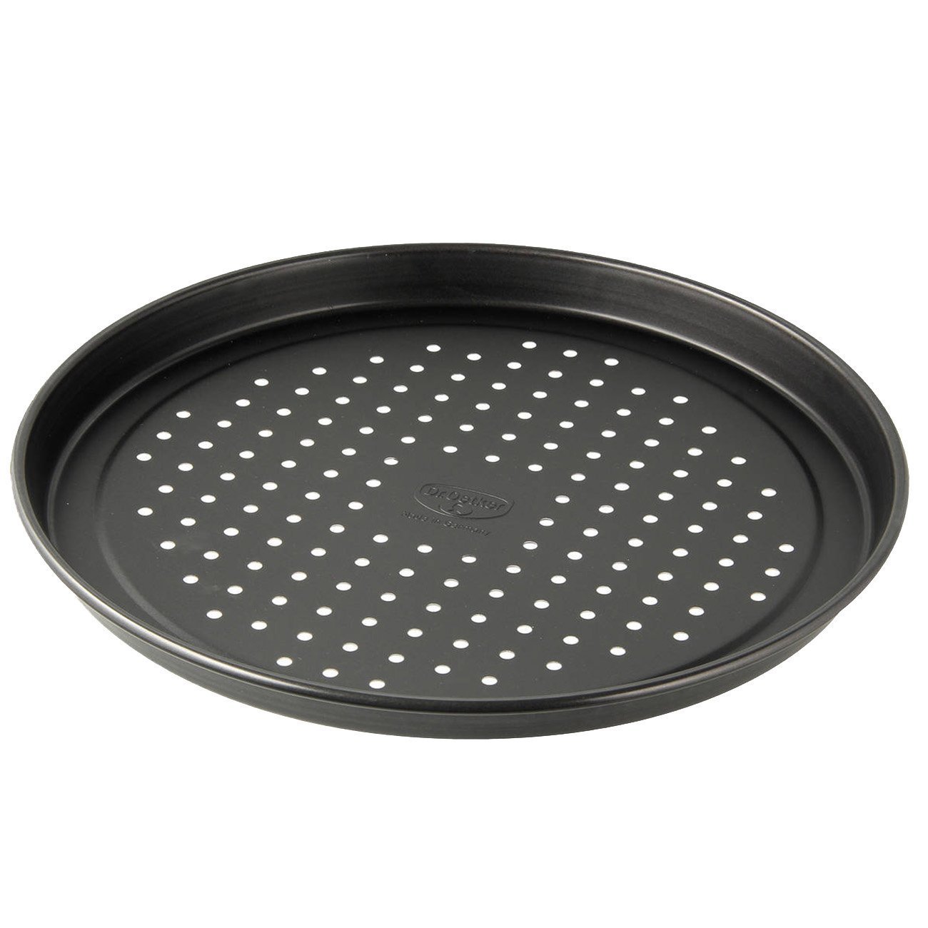 dr-oetker-aufback-pizzablech-28-cm-rundes-backblech-aus-stahl-antihaftbeschichte image 1