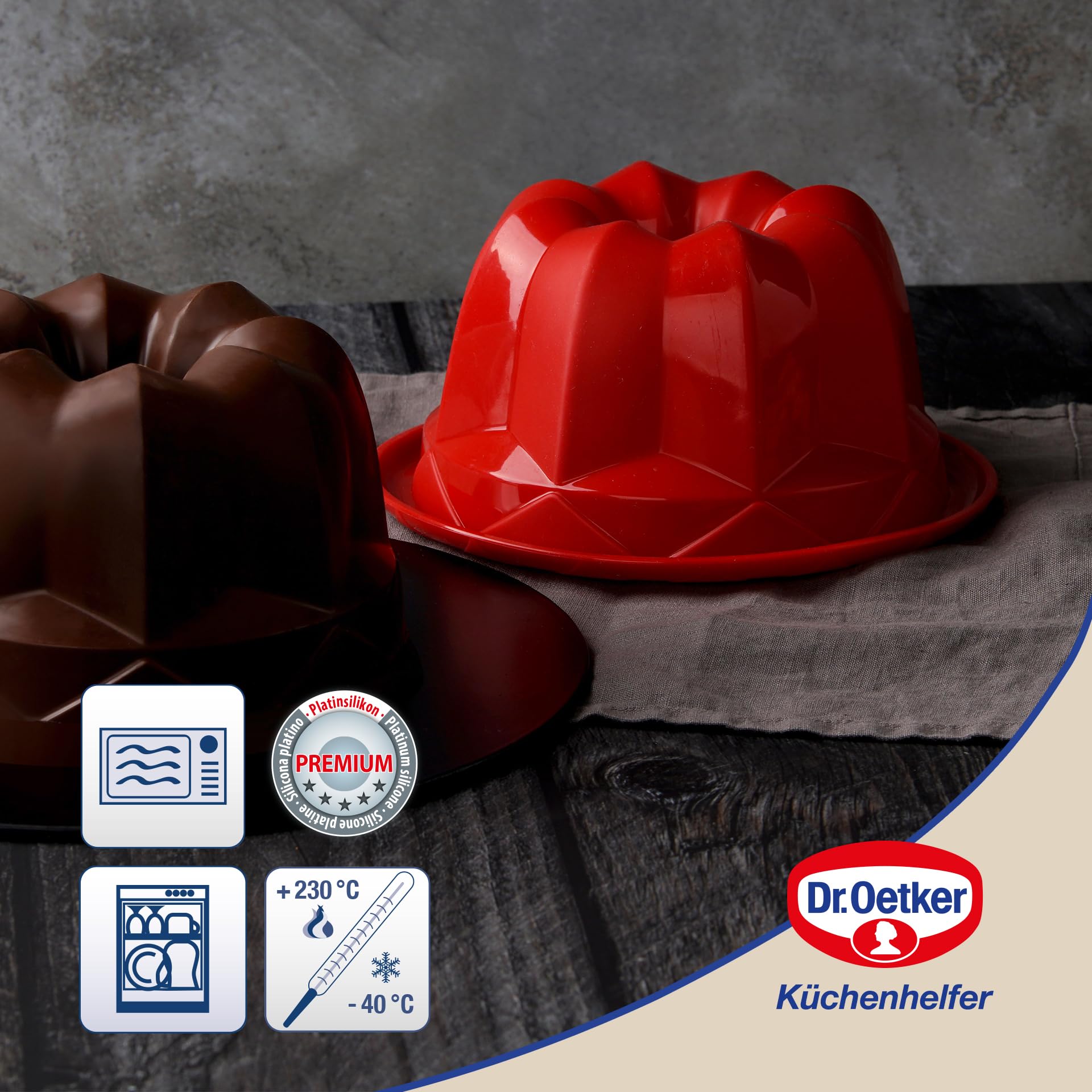 dr-oetker-mini-gugelhupfform-flexxibel-love-18-cm-rot-silikon image 2