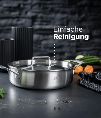 kuhn-rikon-culinary-fiveply-servierpfanne-28-cm-4-5-l-mit-deckel image 8