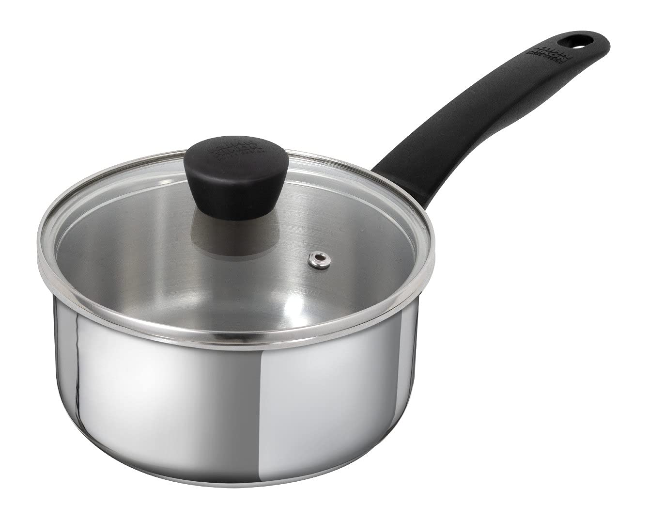 kuhn-rikon-classic-stielkasserolle-edelstahl-16-cm-1-5-l-mit-glasdeckel image 1