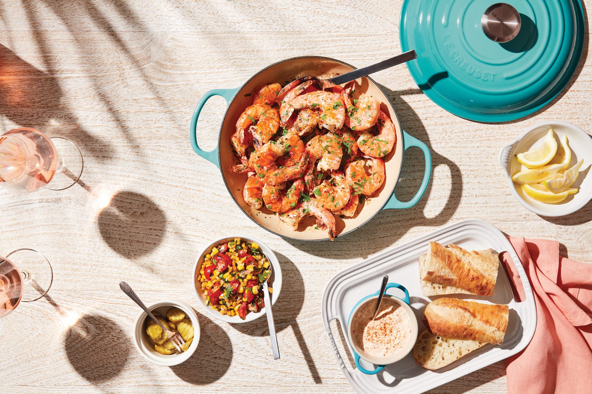le-creuset-signature-gourmet-profitopf-rund-26-cm-2-2-l-karibik image 5