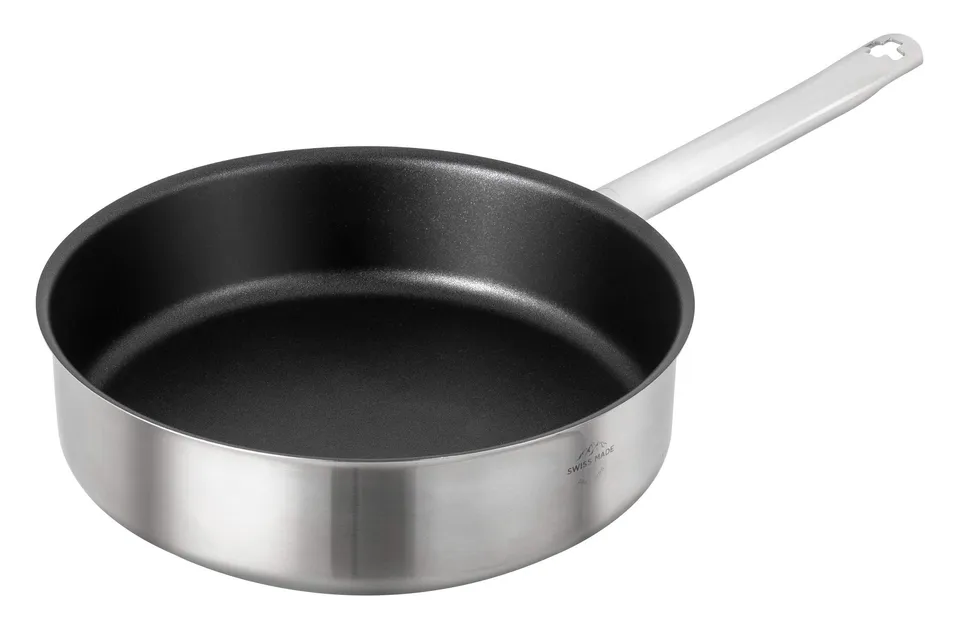 kuhn-rikon-montreux-bratpfanne-28-cm-18-10-edelstahl-mit-titan-beschichtung image 1