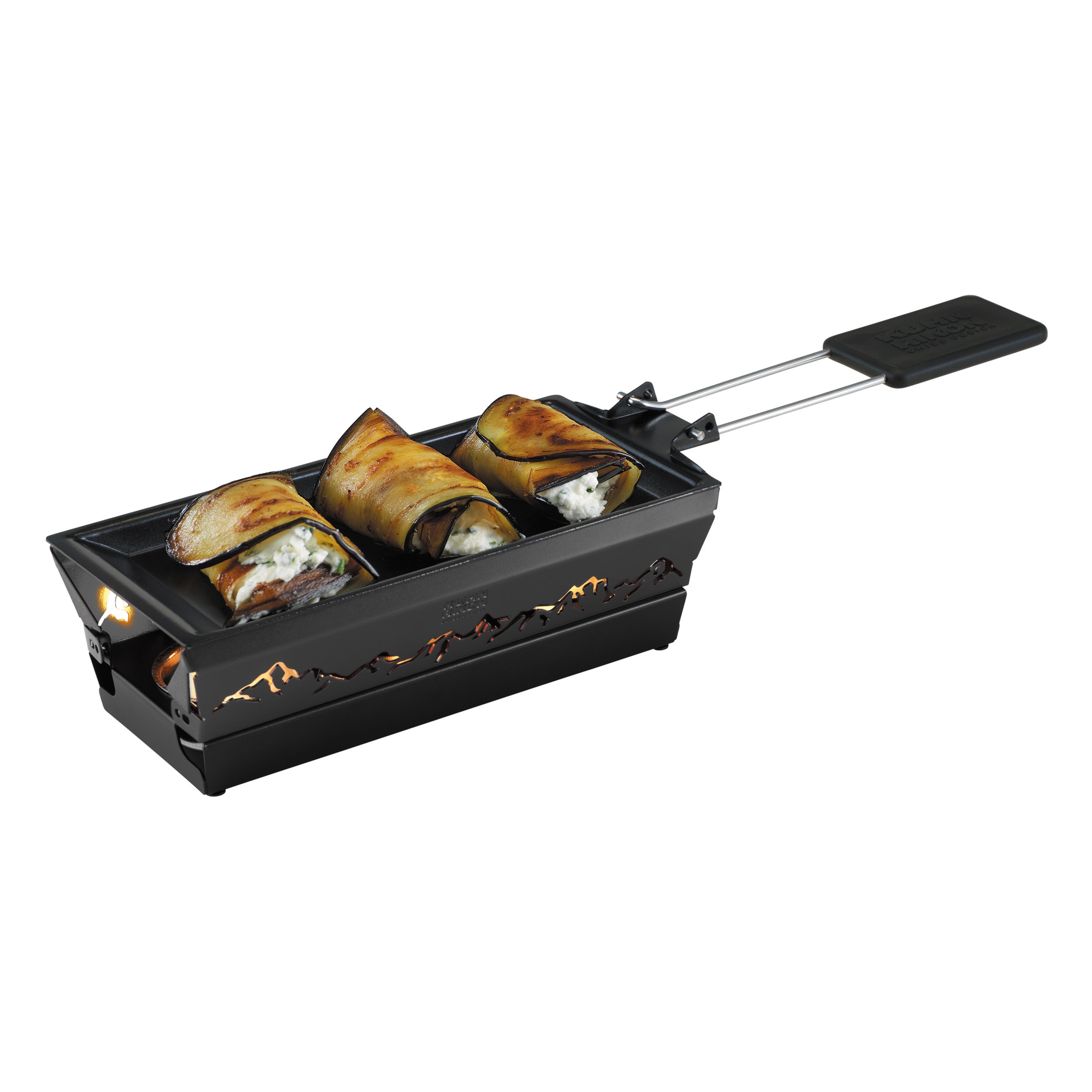 kuhn-rikon-candle-light-mini-raclette-alpengl-hen-teelicht-schwarz image 4