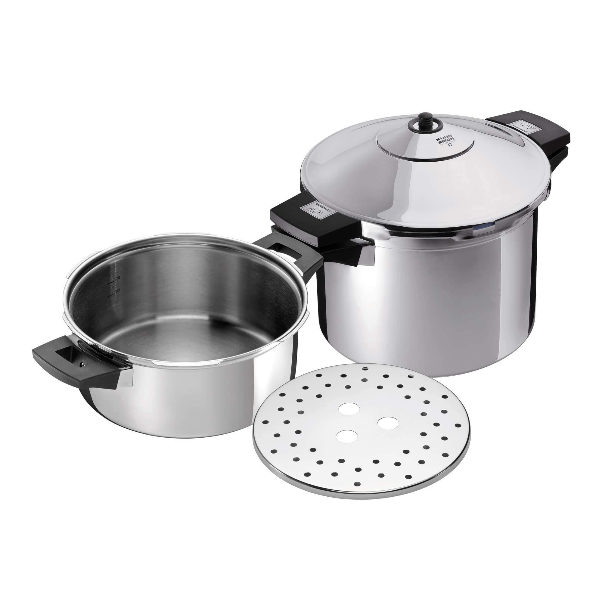 kuhn-rikon-duromatic-inox-schnellkochtopf-set-4-l-6-l-24-cm image 1