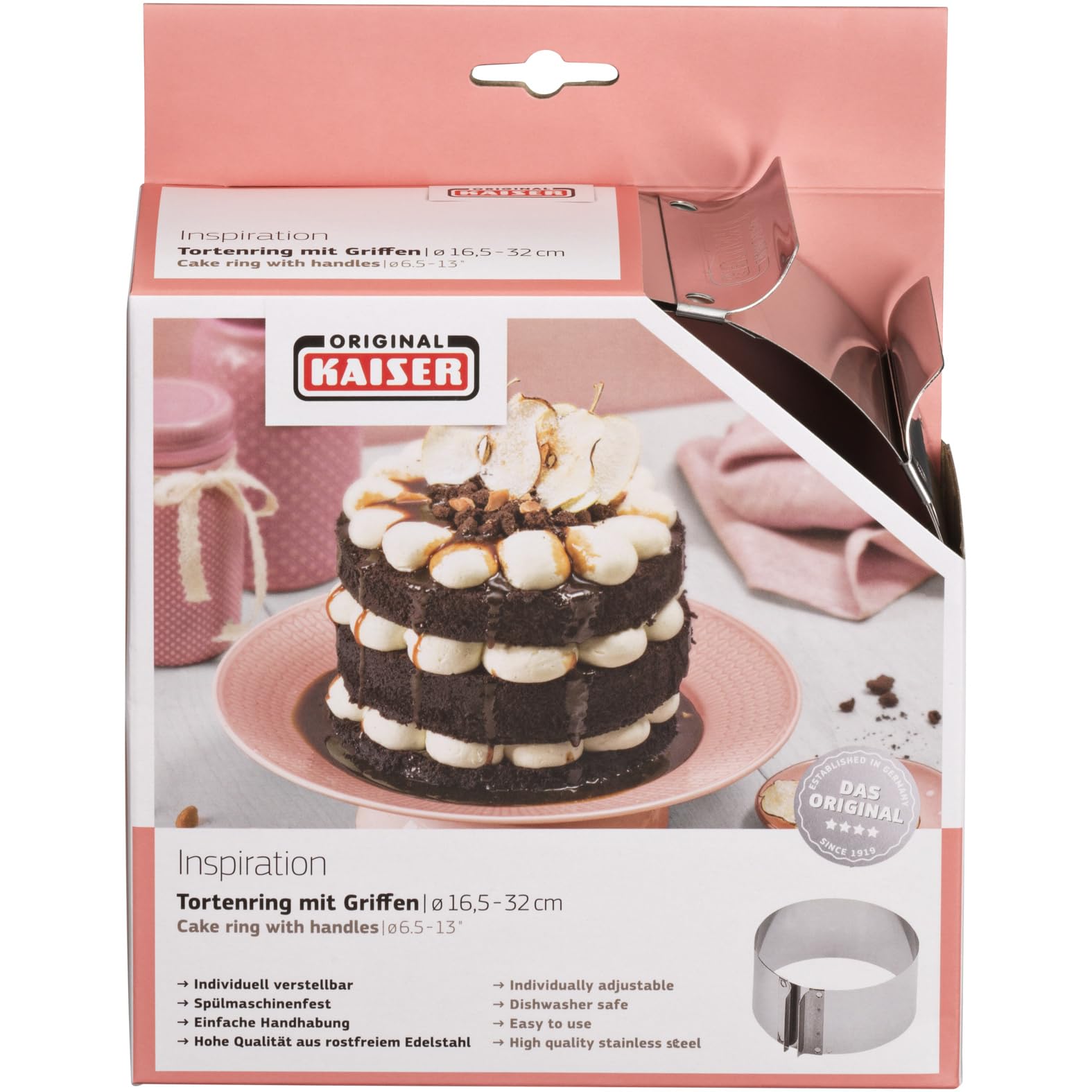 original-kaiser-inspiration-tortenring-16-5-32-x-9-cm-edelstahl-mit-griffen image 6