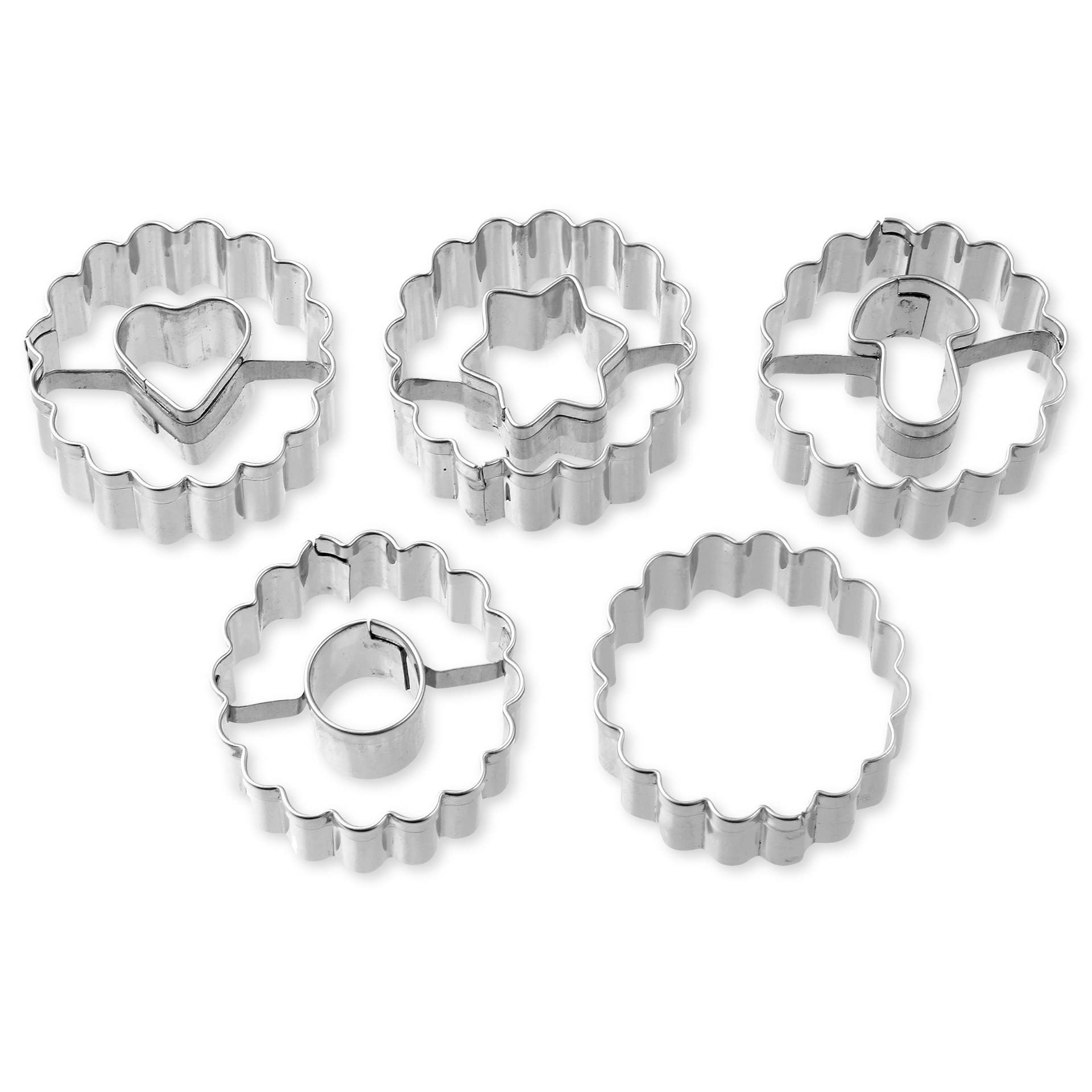 dr-oetker-white-christmas-baking-pl-tzchen-ausstecher-linzer-5er-set-ausstechfor image 1