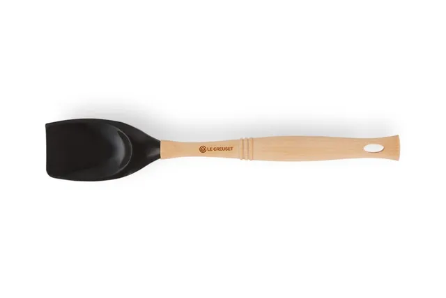 le-creuset-kochl-ffel-premium-32-cm-mit-abnehmbarem-silikonkopf-schwarz image 1