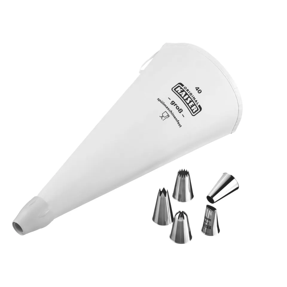 kaiser-la-forme-plus-spritzbeutel-set-7-teilig-40-cm-mit-5-t-llen image 1