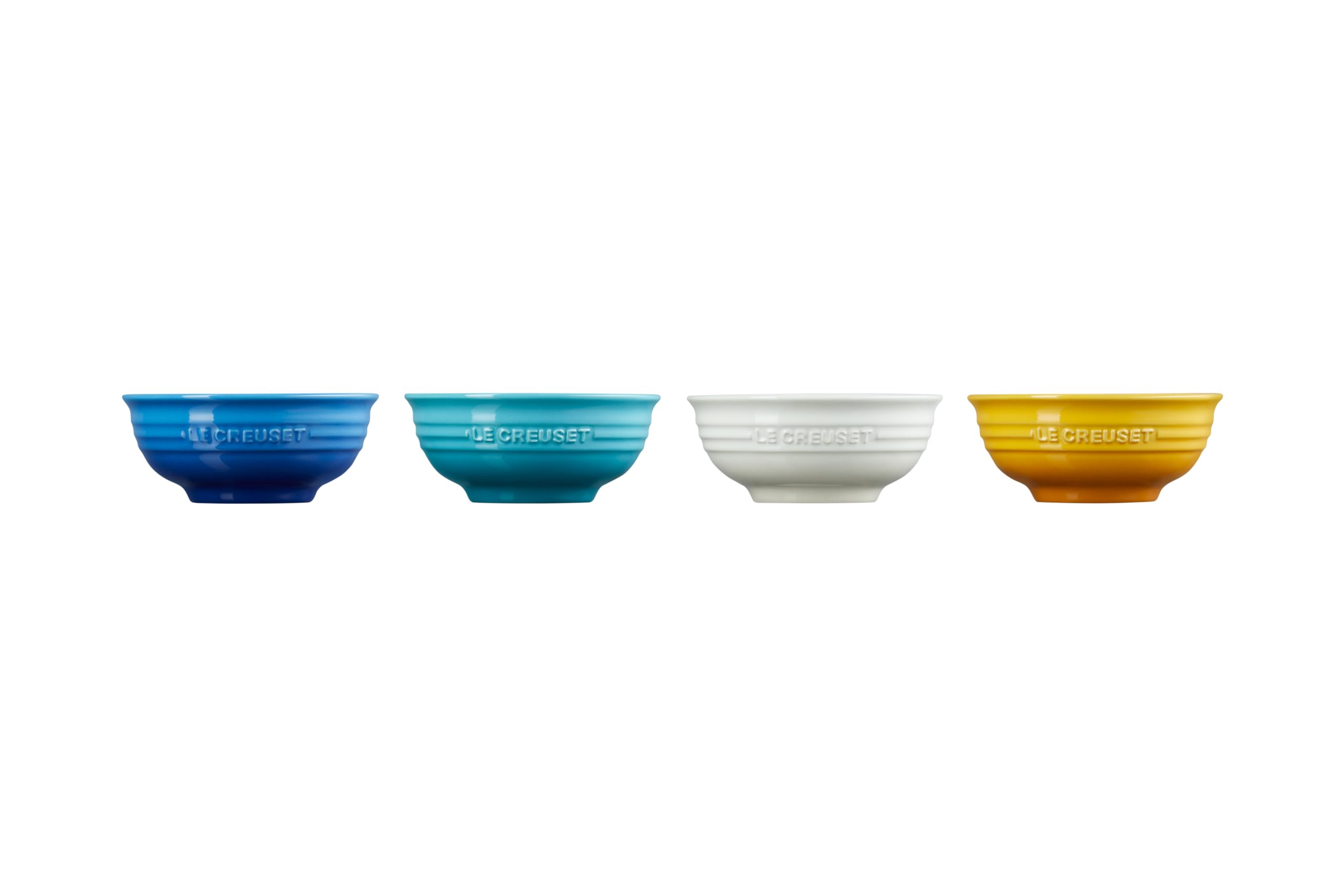 le-creuset-satz-mit-4-mini-schalen-riviera-kollektion-180-ml image 3