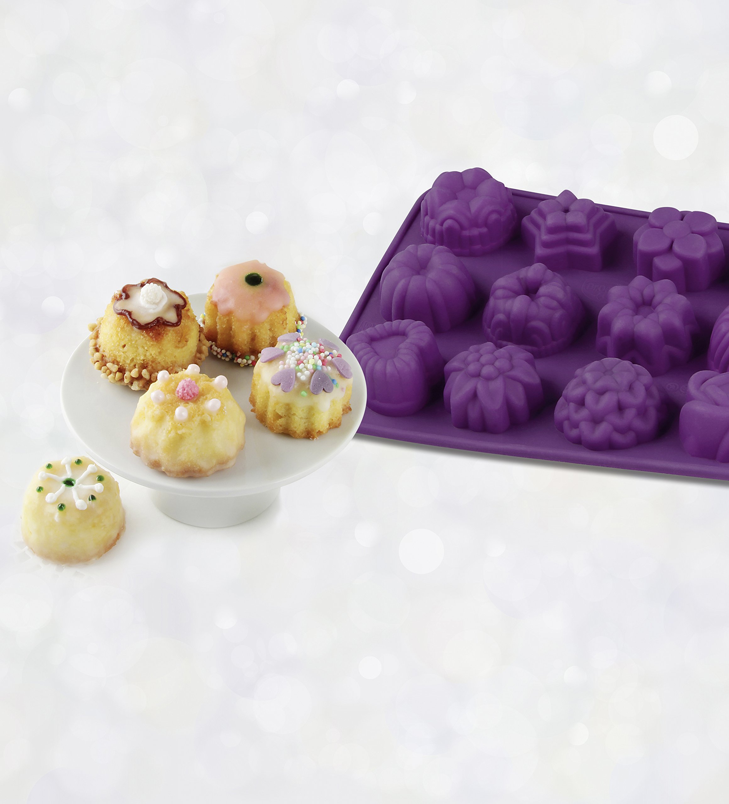 dr-oetker-silikon-backform-12er-mini-kreationen-platinsilikon-lila image 2