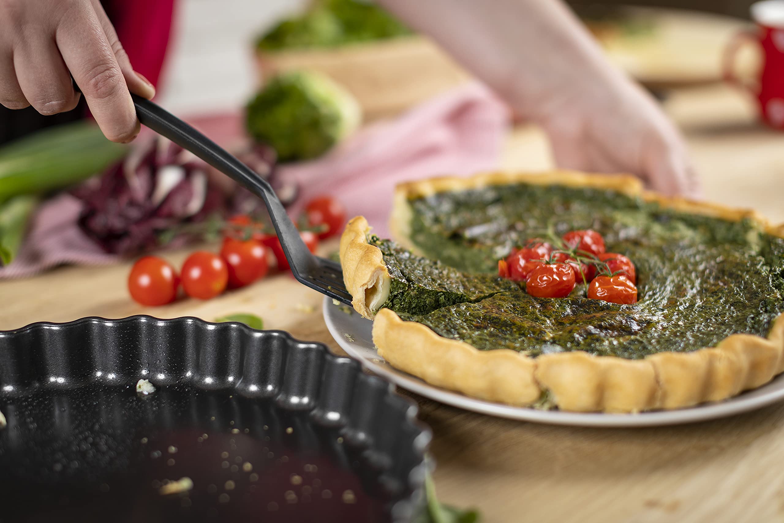 kuhn-rikon-easy-quiche-tarteform-27-cm-borosilikatglas-mit-antihaftbeschichtung image 8