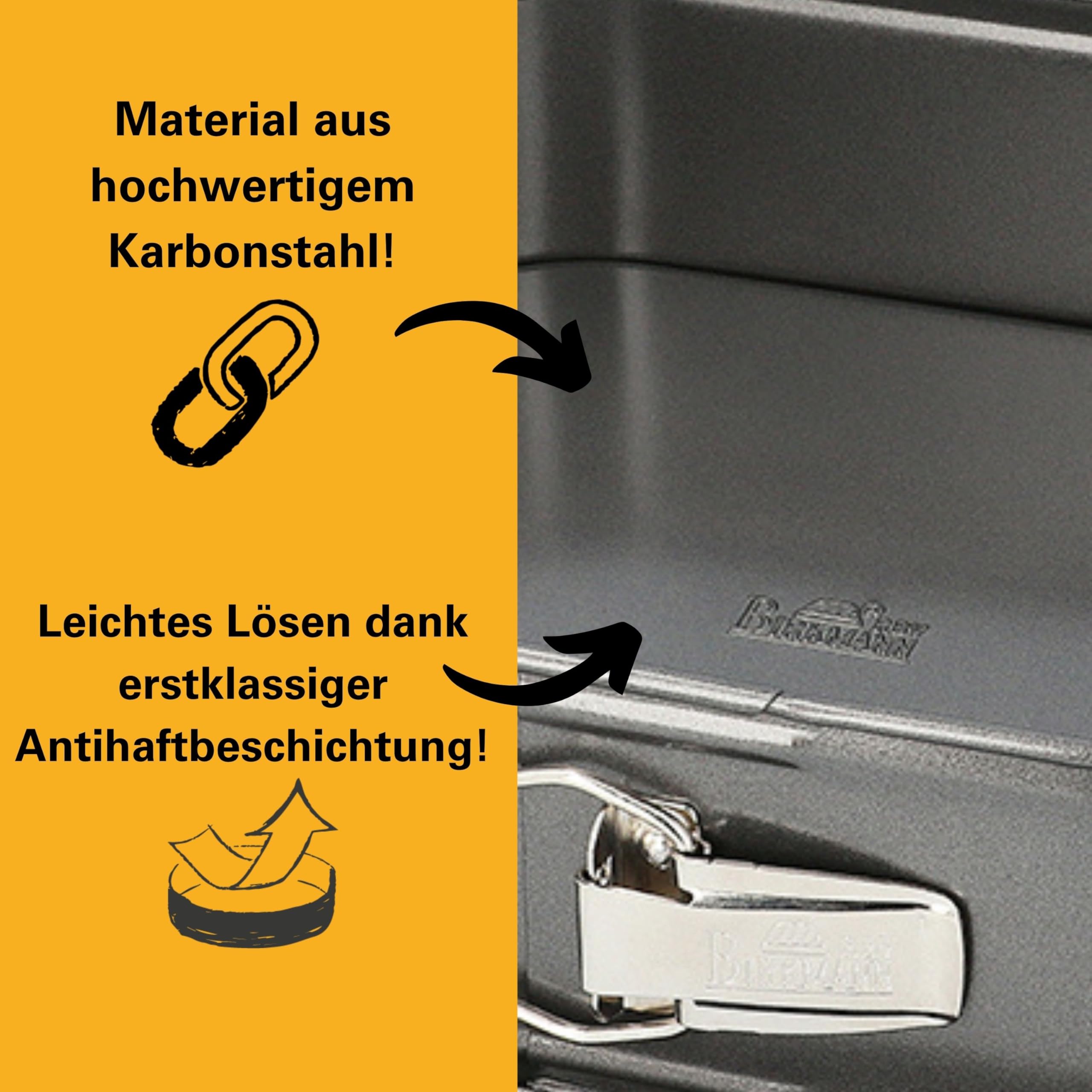 birkmann-easy-baking-springform-quadratisch-24-x-24-cm-h-he-8-cm-karbonstahl-mit image 3