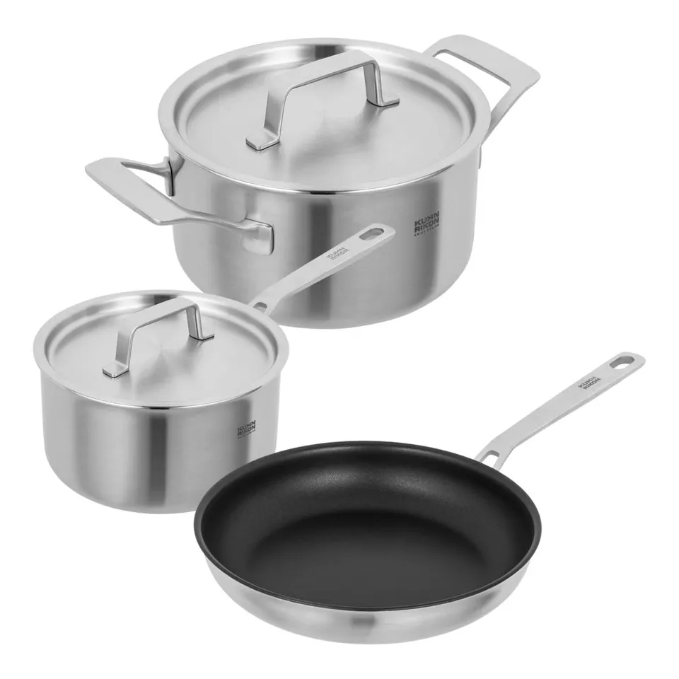 kuhn-rikon-culinary-fiveply-kochset-3-teilig-1-7l-3-4l-pfanne-24-cm image 1