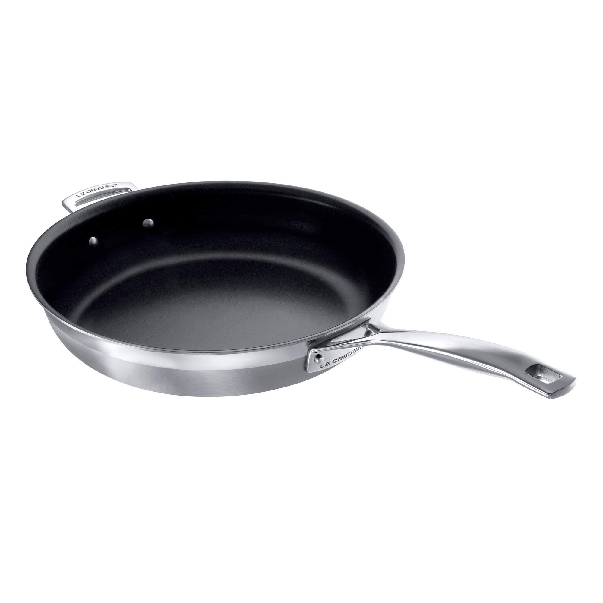 le-creuset-3-ply-edelstahl-bratpfanne-30-cm-mit-gegengriff-antihaft image 1