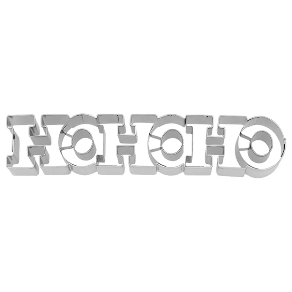 birkmann-ausstechform-schriftzug-hohoho-17-7-cm-edelstahl image 1