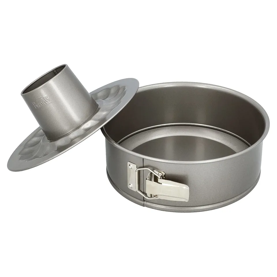 birkmann-baker-s-best-springform-24-cm-mit-flach-rohrboden-anthrazit-886216 image 1