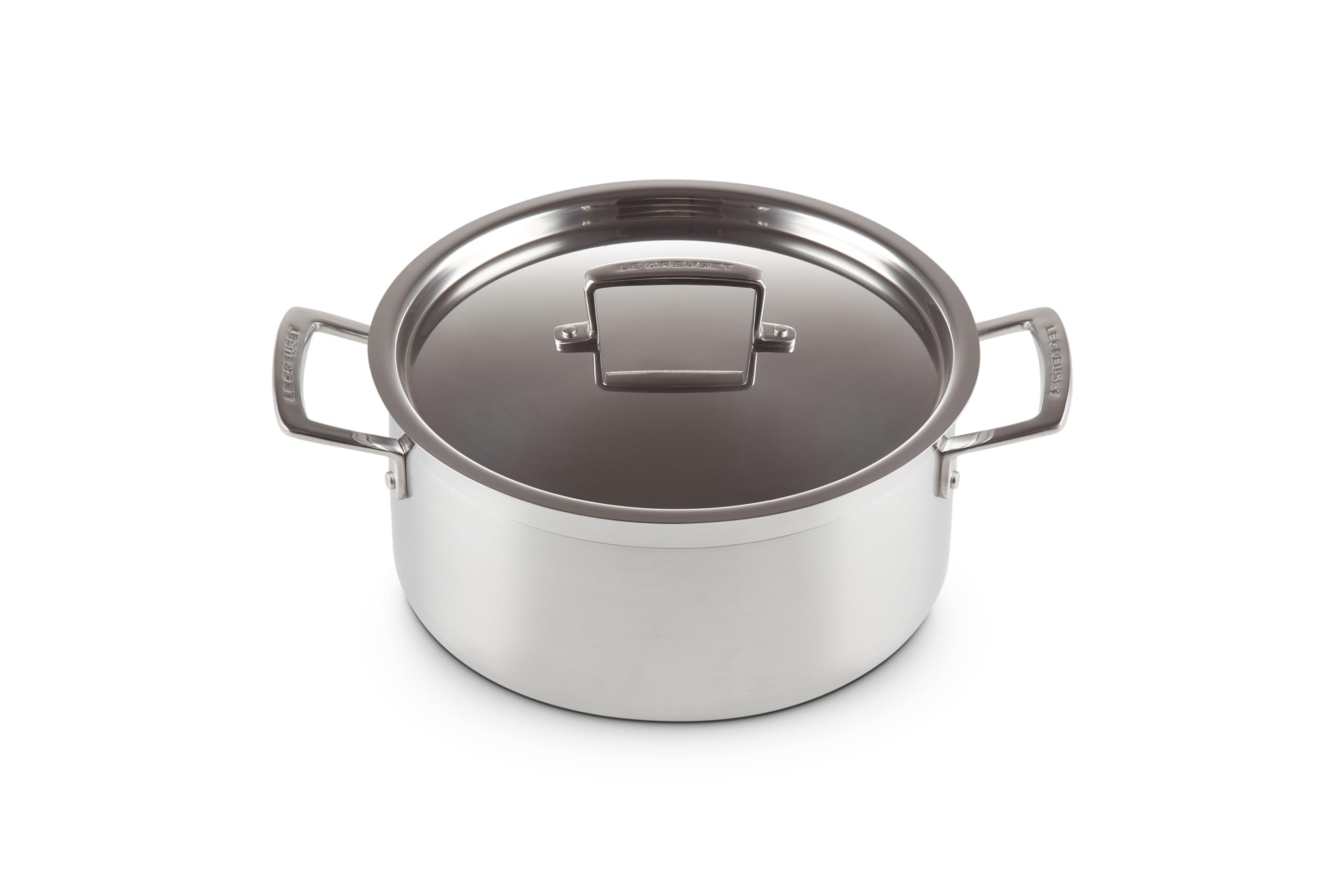 le-creuset-3-ply-edelstahl-profipfanne-mit-deckel-26-cm-silber image 2