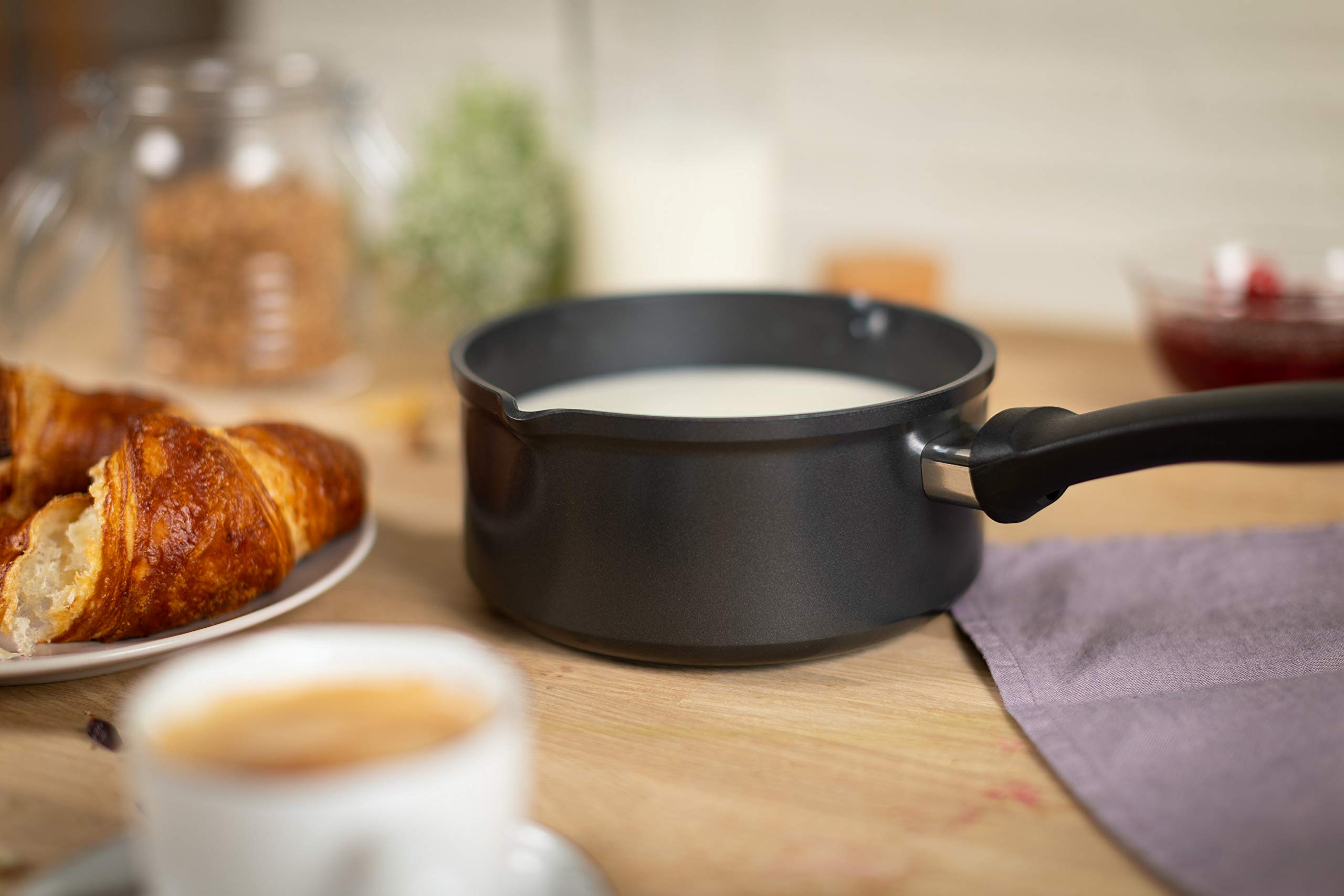 kuhn-rikon-easy-induction-milchpfanne-16-cm-1-4-liter-aluminium-antihaft-schwarz image 3