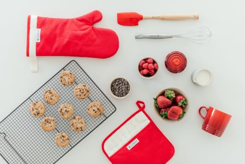 le-creuset-ofenhandschuh-mit-extra-langem-rmel-kirschrot-baumwoll-canvas image 8