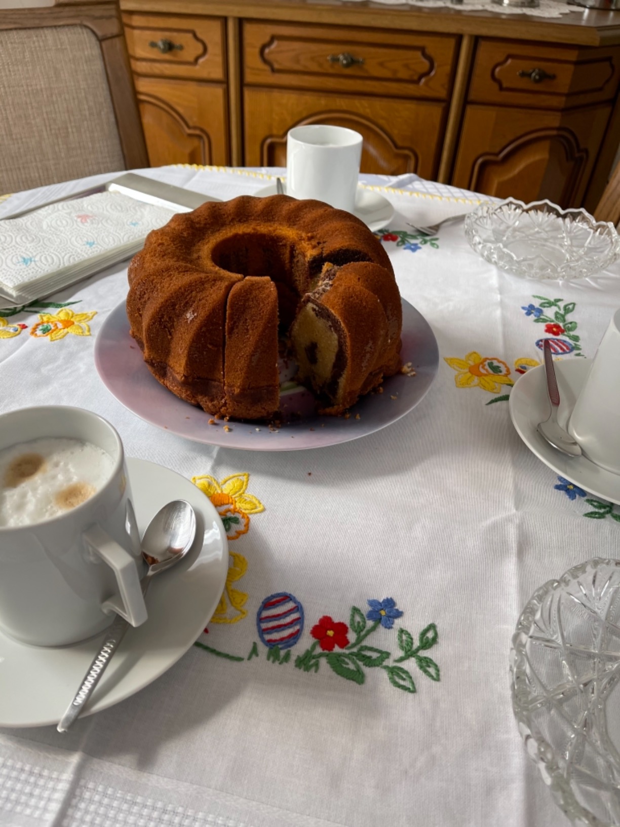 Bei mir klebte der Schokoguss