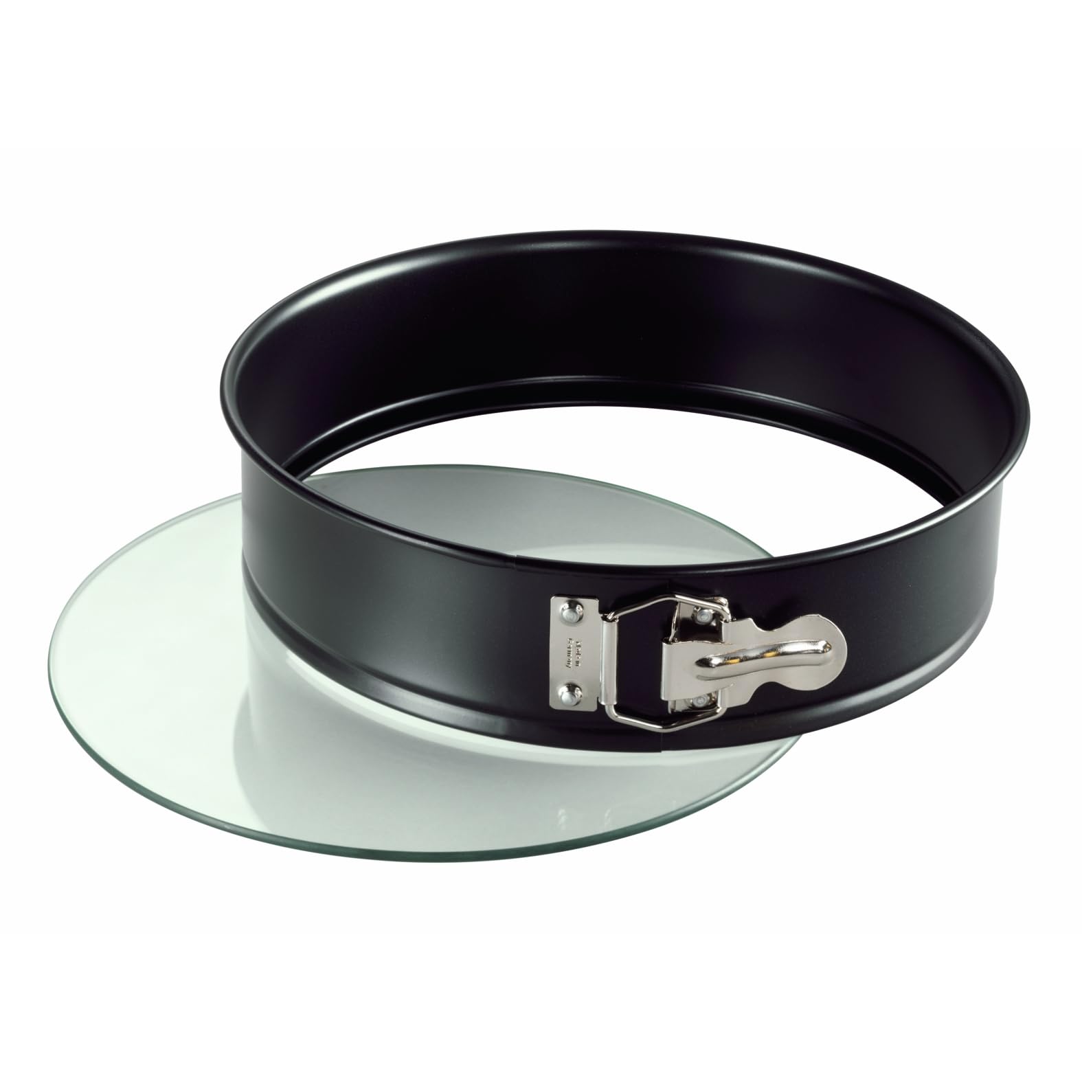 kaiser-inspiration-springform-mit-glasboden-26-cm-kuchenform-rund-schwarz image 5