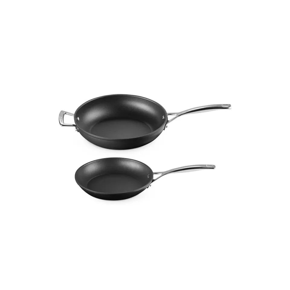 le-creuset-toughened-nonstick-pro-flachpfannen-set-24-cm-28-cm image 1