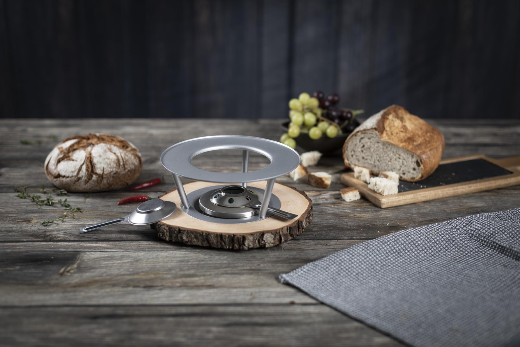 kuhn-rikon-rechaud-erle-fondue-rechaud-aus-erlenholz image 2