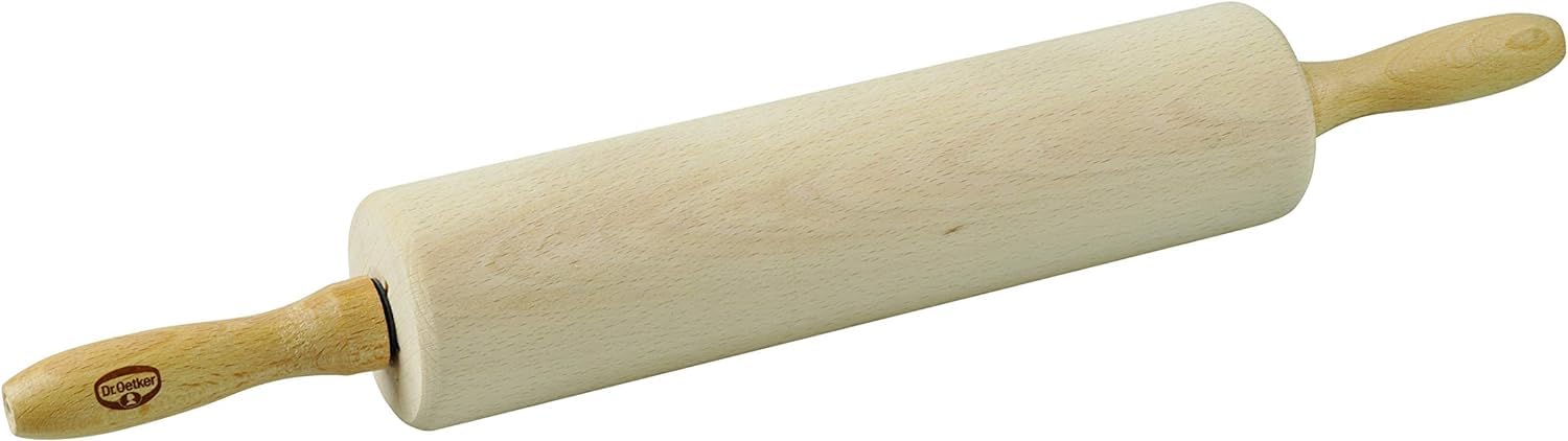 dr-oetker-profi-holzteigrolle-buchenholz-440-mm-holzbraun image 1