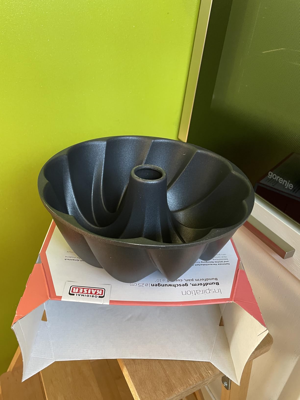 Muster klebte bei Schoko