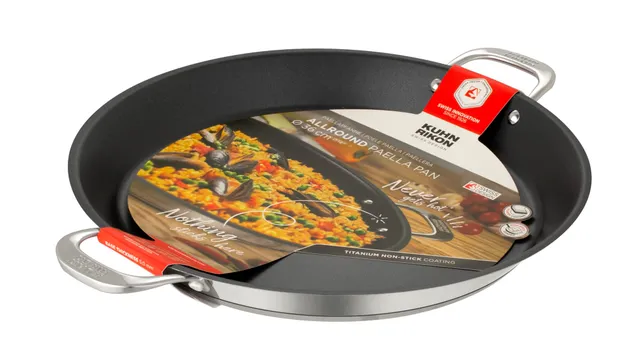kuhn-rikon-allround-paellapfanne-36-cm-induktion-edelstahl-antihaft image 1