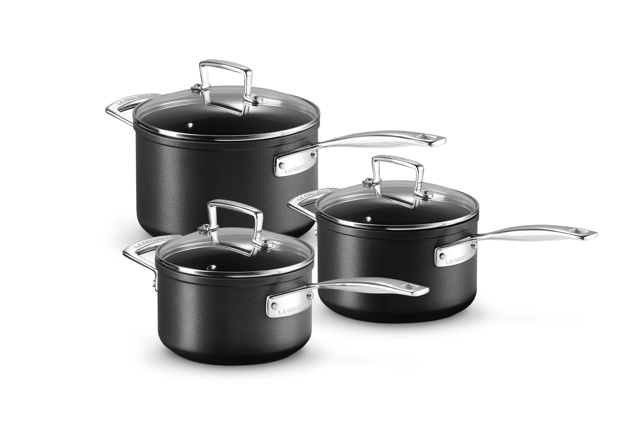 le-creuset-toughened-nonstick-pro-profitopfset-3-teilig-16-18-20-cm image 1