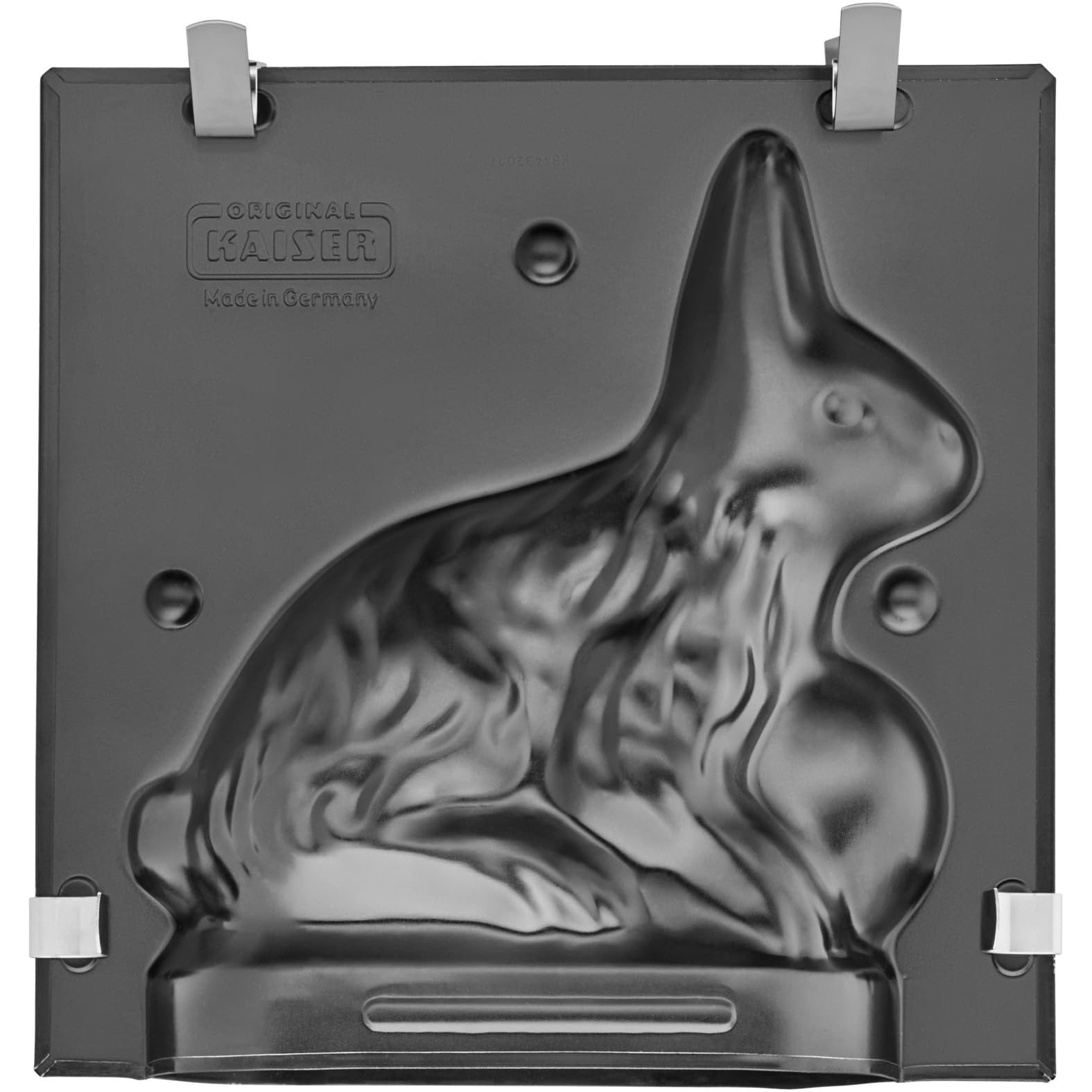 kaiser-3d-backform-osterhase-0-5-l-motivbackform-mit-klammern-schwarz image 4