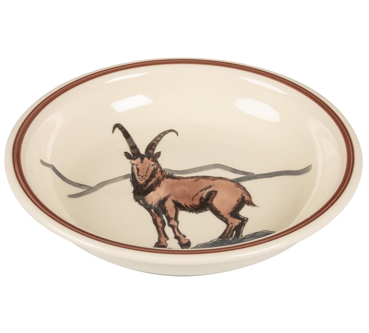 kuhn-rikon-steinbock-suppenteller-keramik-21-cm image 1