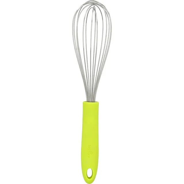 birkmann-schneebesen-lemon-green-29-cm-edelstahl-mit-silikongriff image 1
