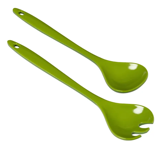kuhn-rikon-salatbesteck-aus-melamin-gr-n-dunkelgr-n image 1