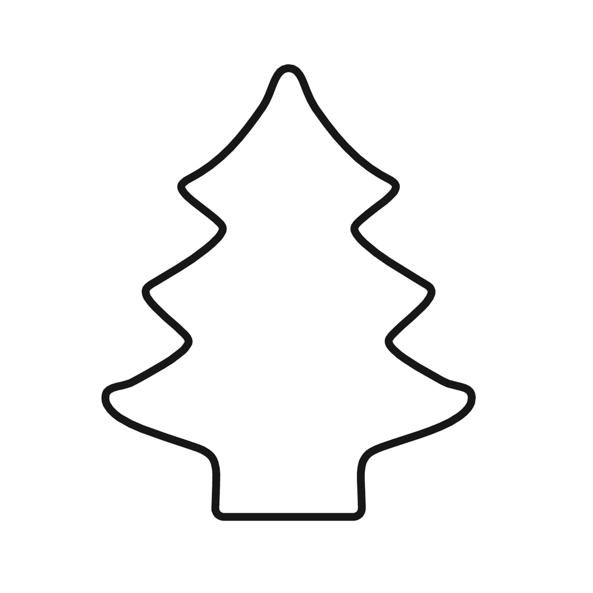 original-kaiser-lebkuchen-ausstecher-tannenbaum-13-x-9-x-2-5-cm-edelstahl image 2