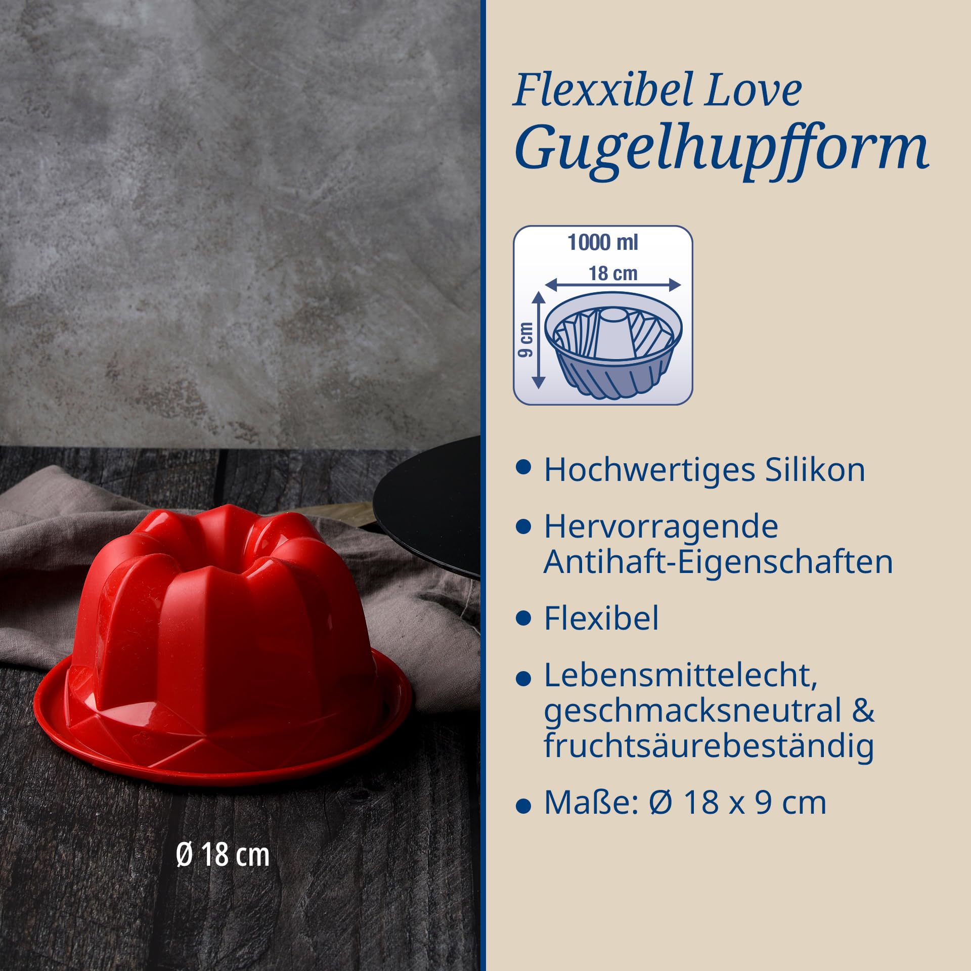 dr-oetker-mini-gugelhupfform-flexxibel-love-18-cm-rot-silikon image 3