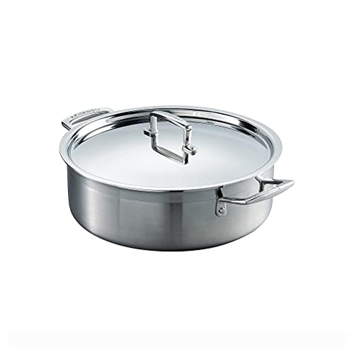 le-creuset-3-ply-edelstahl-sauteuse-28-cm-mit-deckel image 8