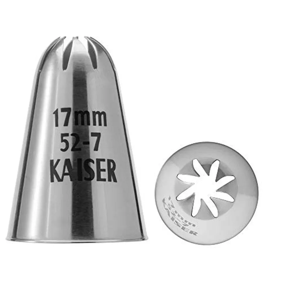 original-kaiser-rosettent-lle-8-zackig-17-mm-edelstahl-spritzt-lle image 1