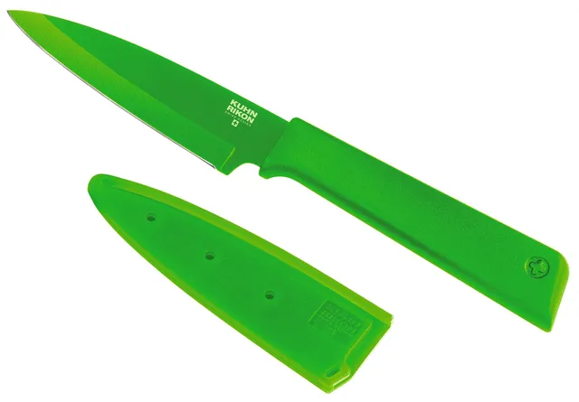 kuhn-rikon-colori-r-stmesser-gerade-klinge-19-cm-gr-n-mit-klingenschutz image 1