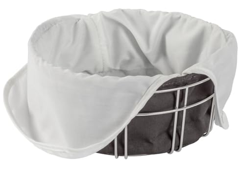 kuhn-rikon-fondue-brotkorb-aus-metall-stoff-brotkorb-mit-sack image 7