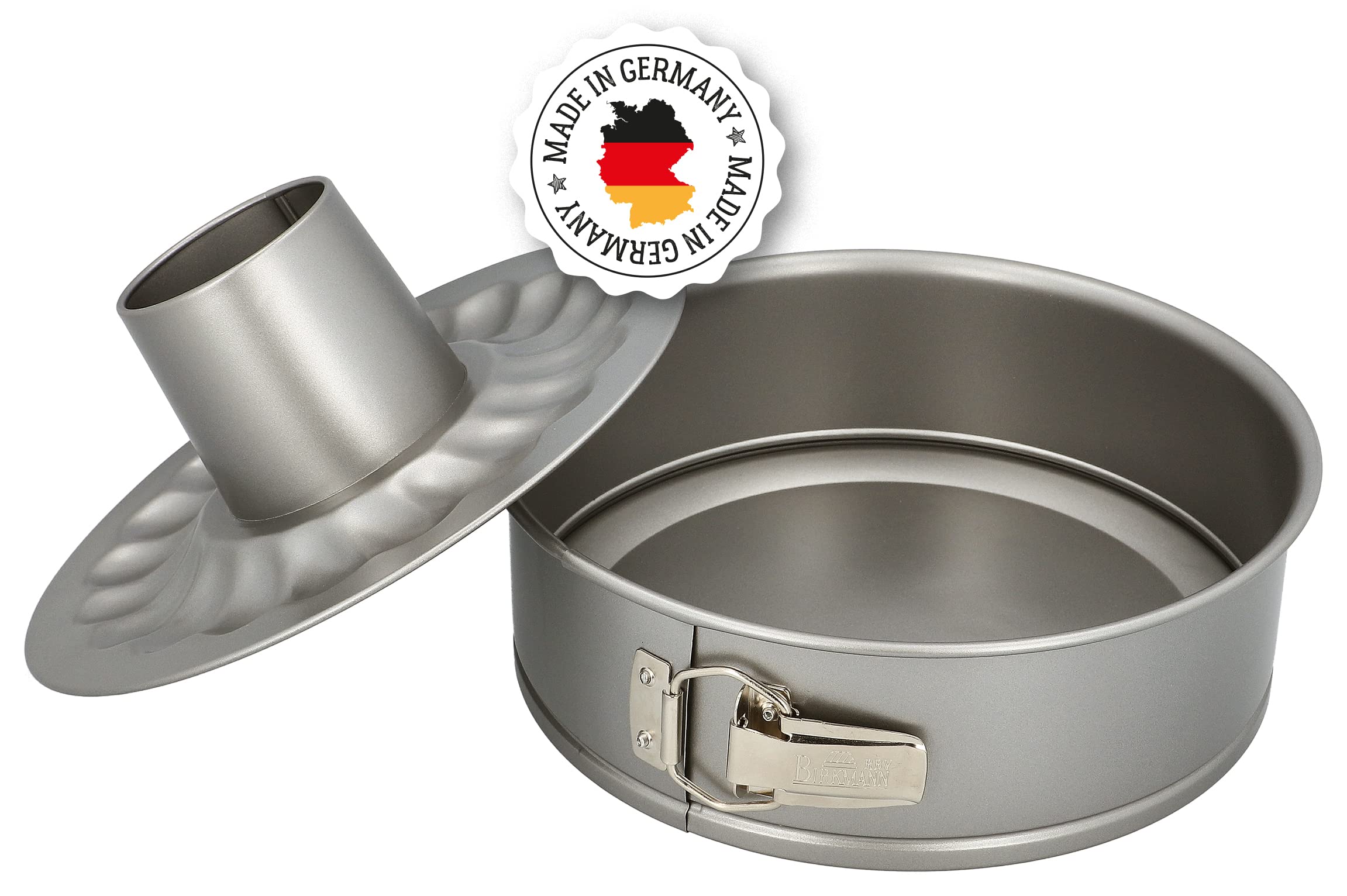 birkmann-bakers-best-springform-28-cm-mit-zwei-b-den-und-antihaftbeschichtung image 1