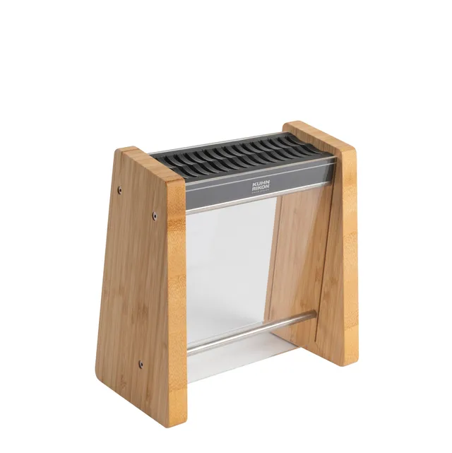 kuhn-rikon-iced-bambus-messerblock-leer-mit-flexiblem-einsatz image 1