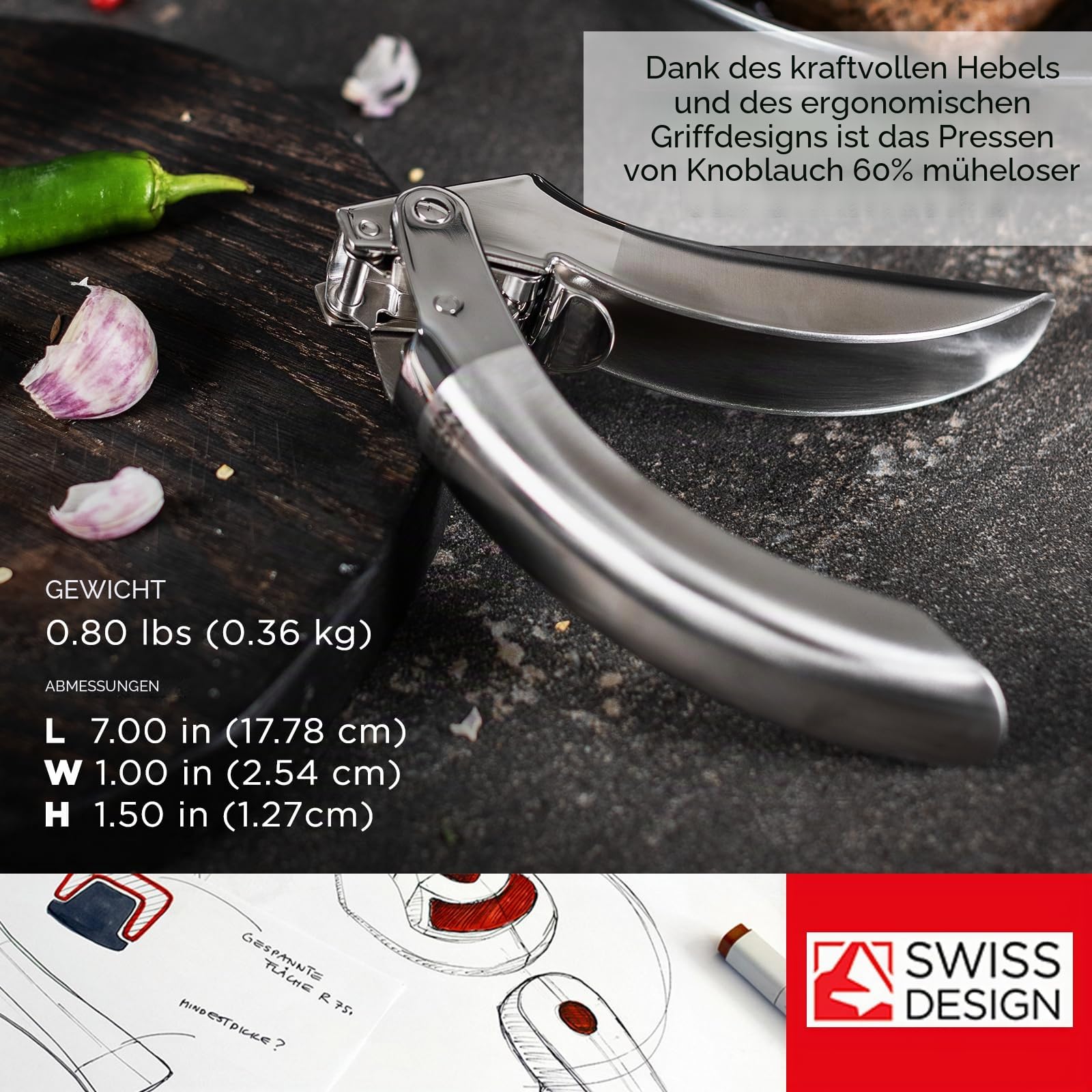kuhn-rikon-epicurean-knoblauchpresse-edelstahl-kraftsparend image 3