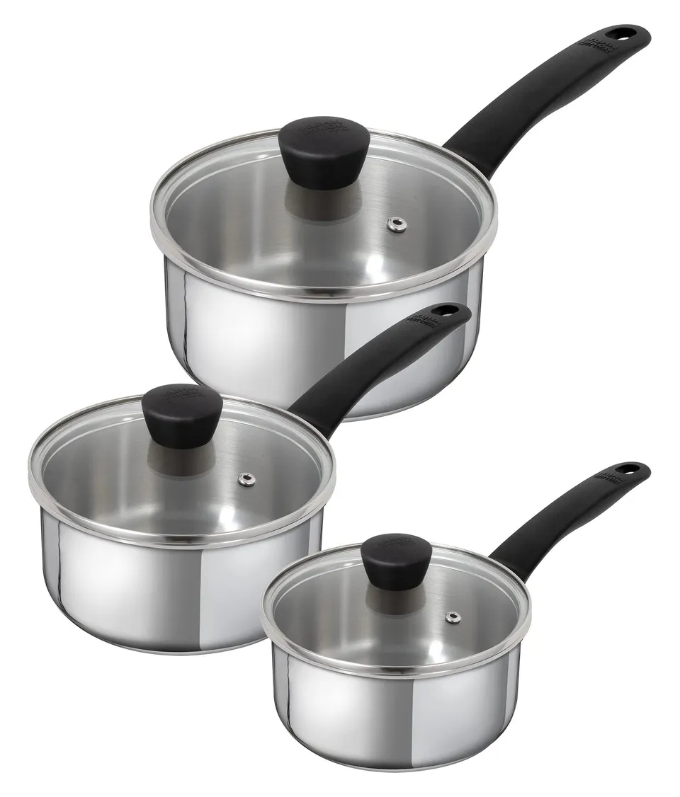 kuhn-rikon-classic-stielkasserollen-set-16-18-20-cm-mit-glasdeckel-edelstahl image 1