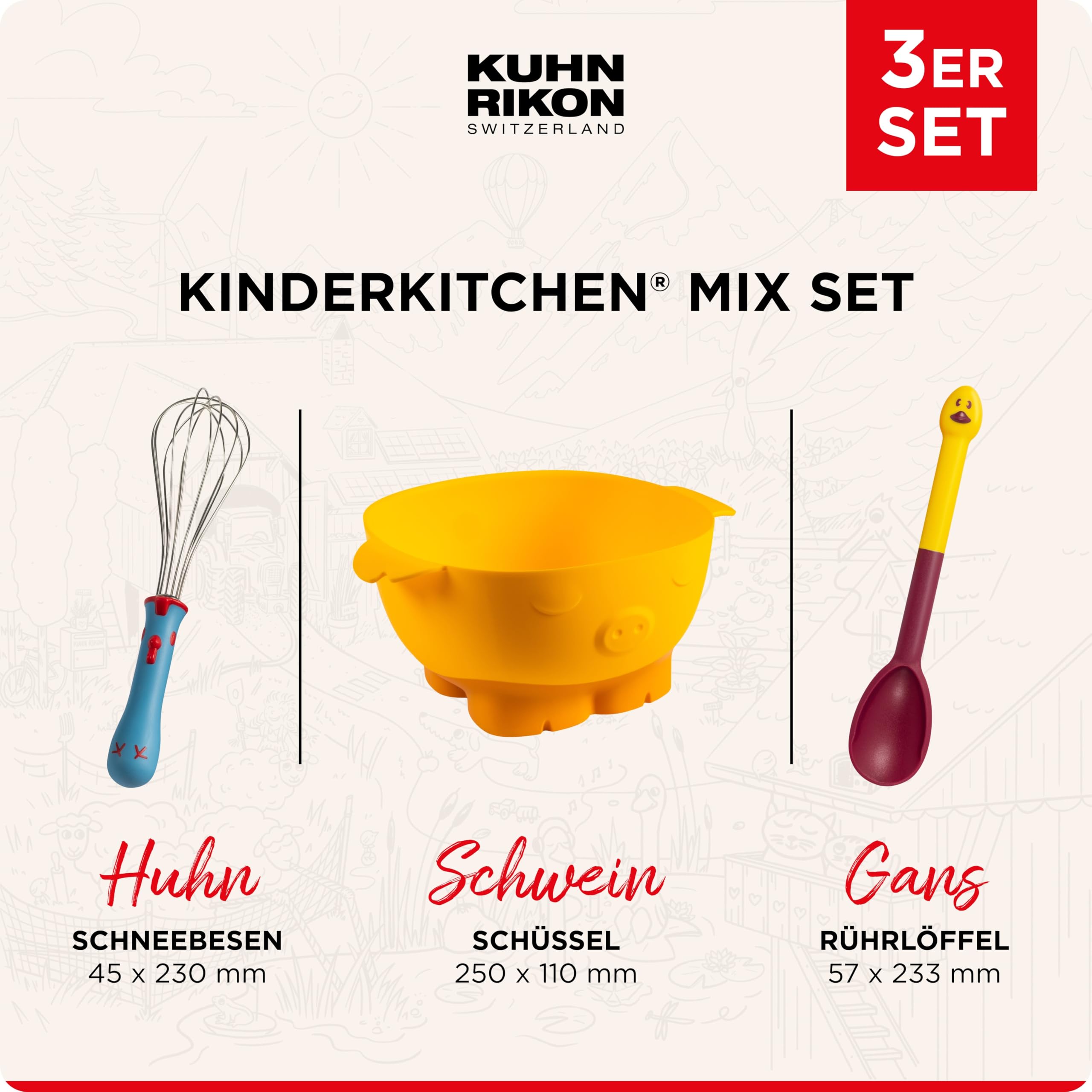 kuhn-rikon-kinderkitchen-mix-set-3-teilig-r-hrsch-ssel-mit-besen-und-l-ffel image 2