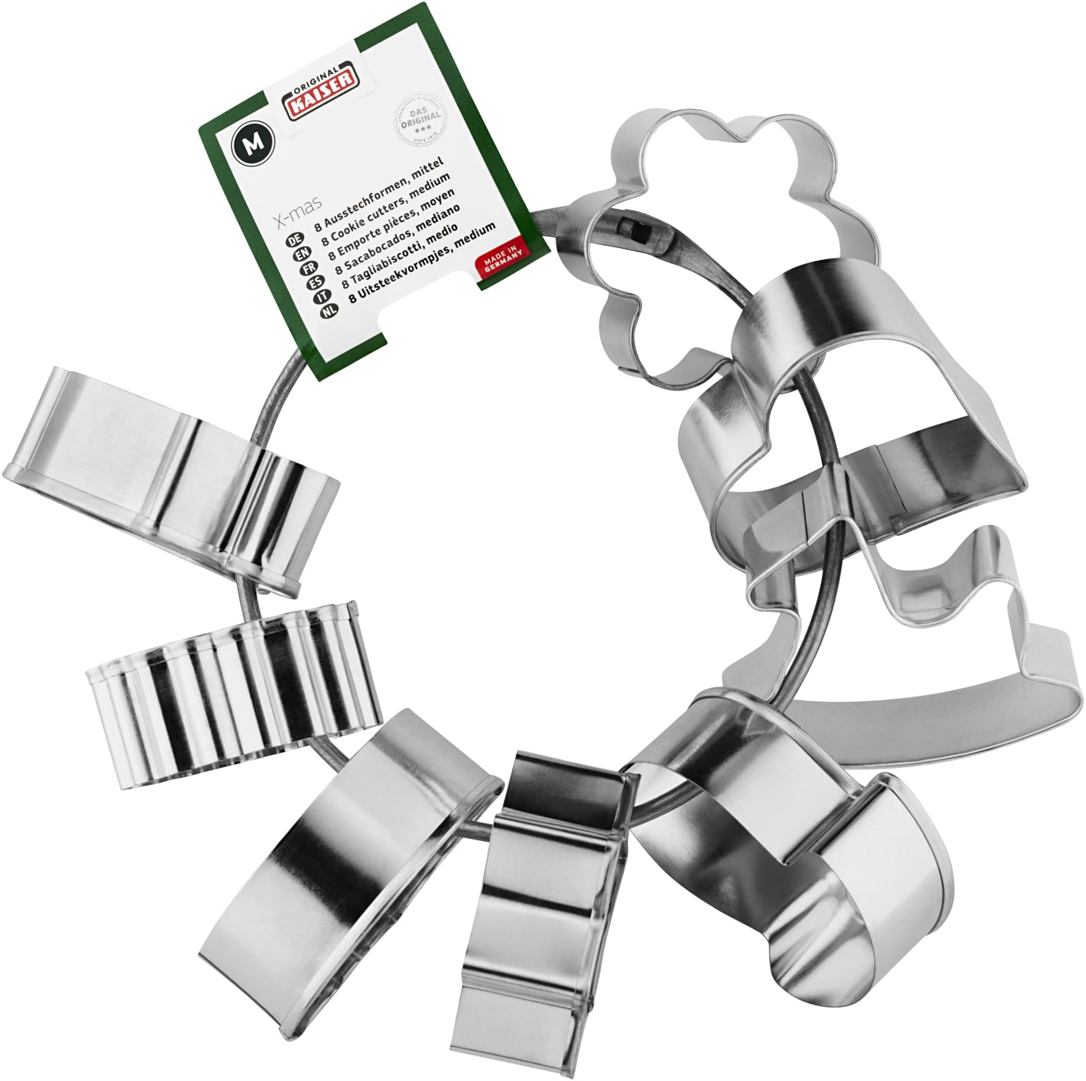 original-kaiser-ausstechformen-ring-mittel-8-teilig-silber image 5