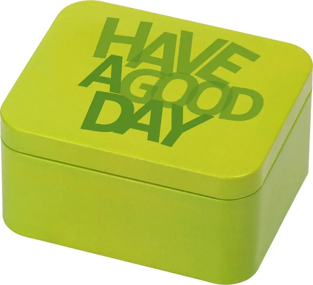 birkmann-geschenkbox-lemon-green-have-a-good-day-wei-blech-12-x-10-x-6-2-cm image 1