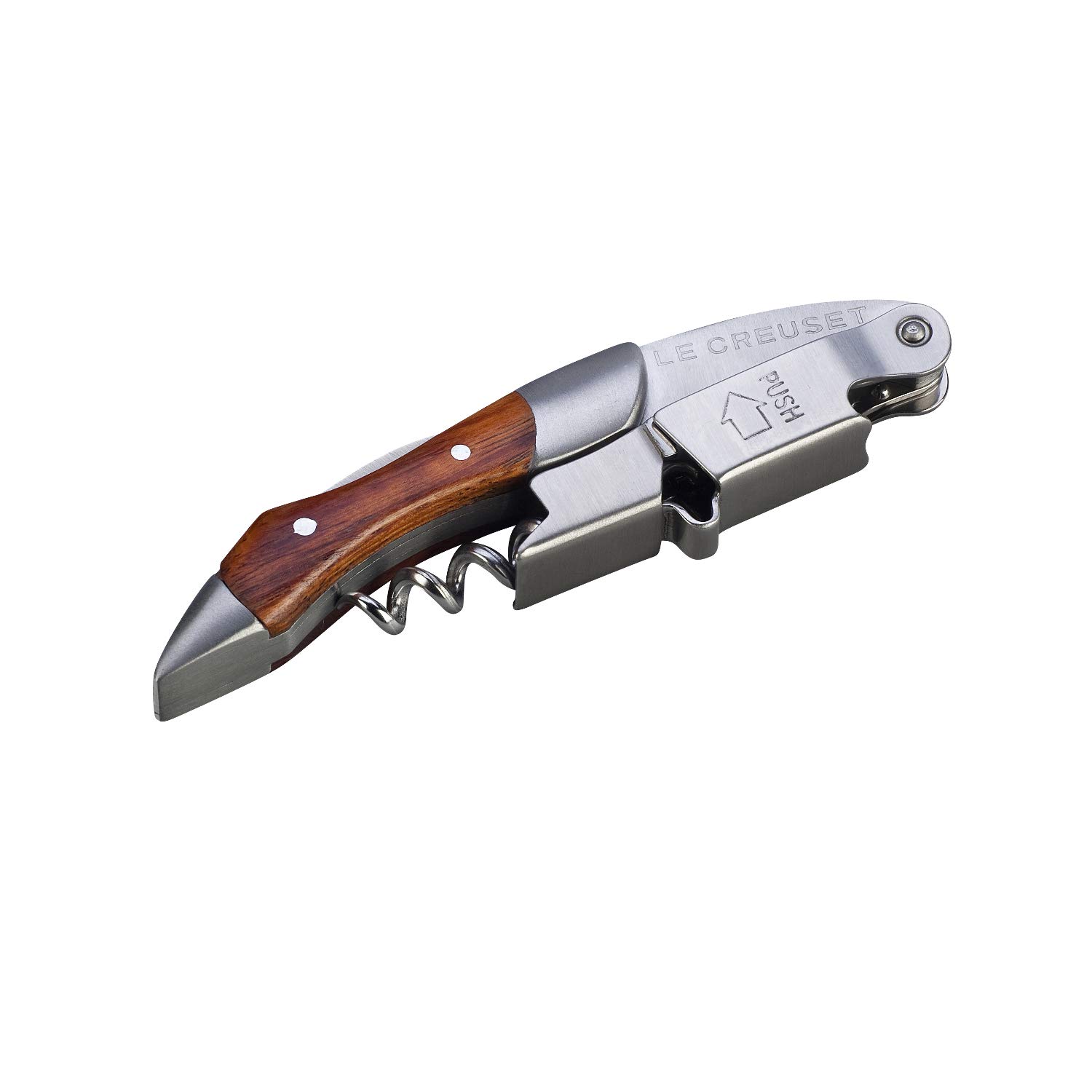 le-creuset-kellnermesser-wt110w-korkenzieher-holz-edelstahl-silber image 3