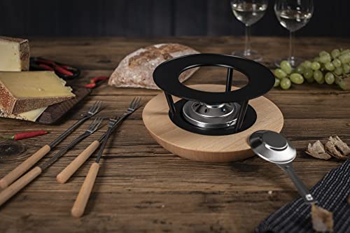 kuhn-rikon-rechaud-buchenholz-f-r-fondue-mit-pastenbrenner-und-6-gabeln image 7